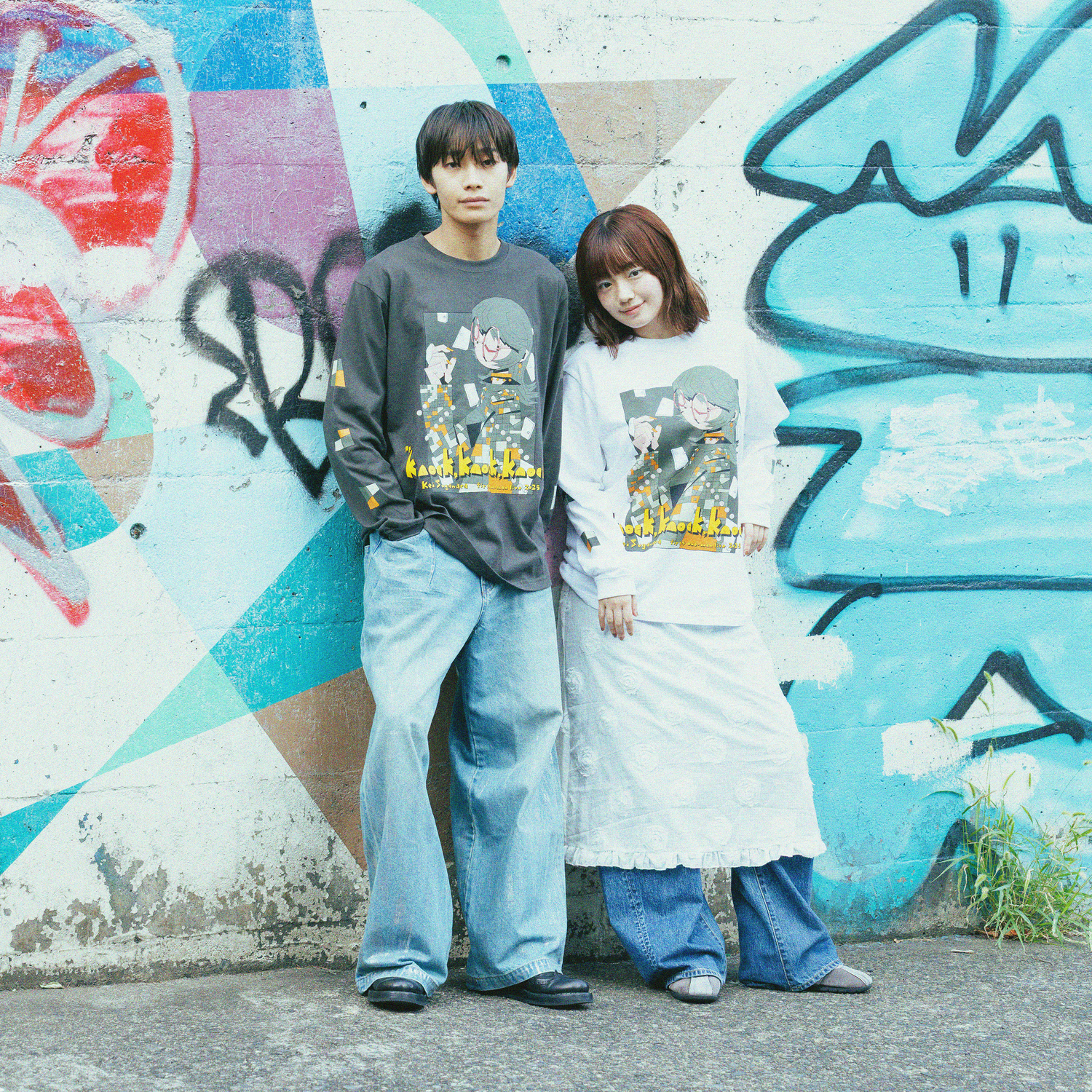 【FC限定カラー】“knock, knock, knock” Long Sleeve Tee
