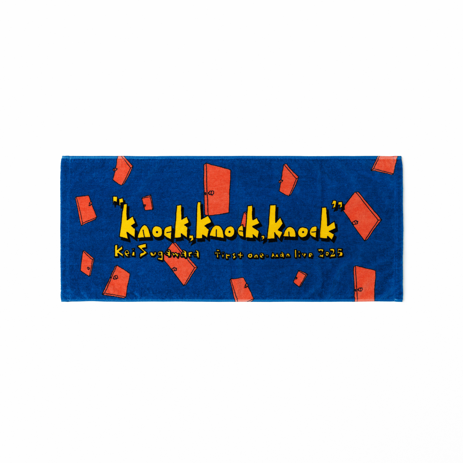 “knock, knock, knock” Face Towel
