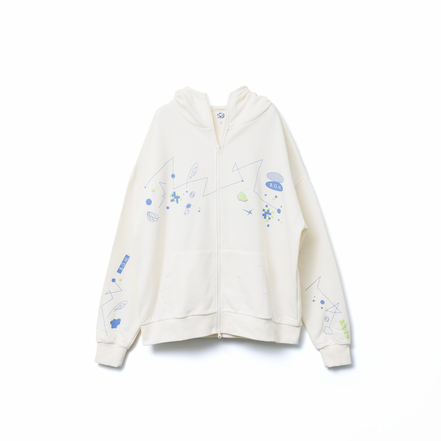 “B.G.M.” Zip Hoodie