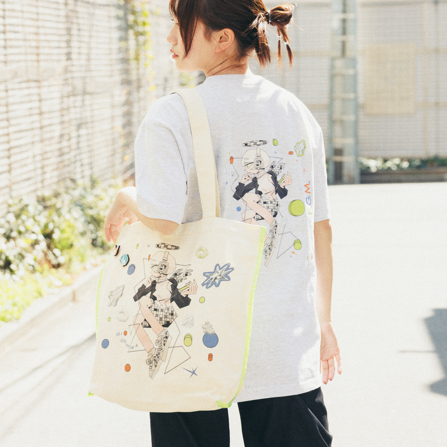 “B.G.M.” Tote Bag