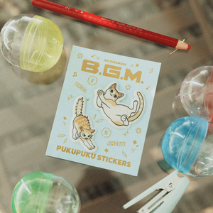 “B.G.M.” PUKUPUKU Stickers