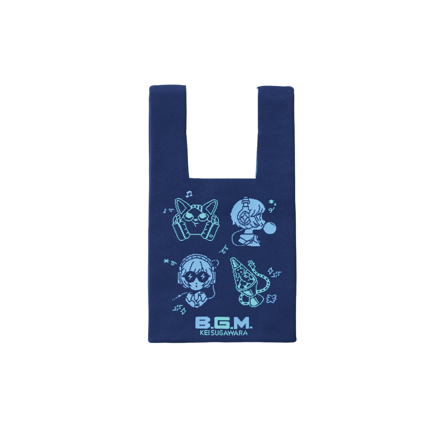 “B.G.M.” Knit Bag
